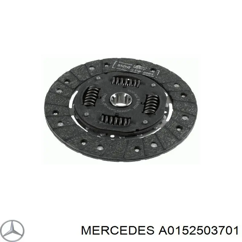 A0152503701 Mercedes комплект зчеплення (3 частини)