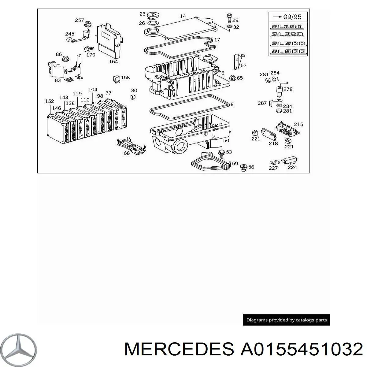 Механізм управління КПП Mercedes A0155451032 ціна, від 30.93 USD
