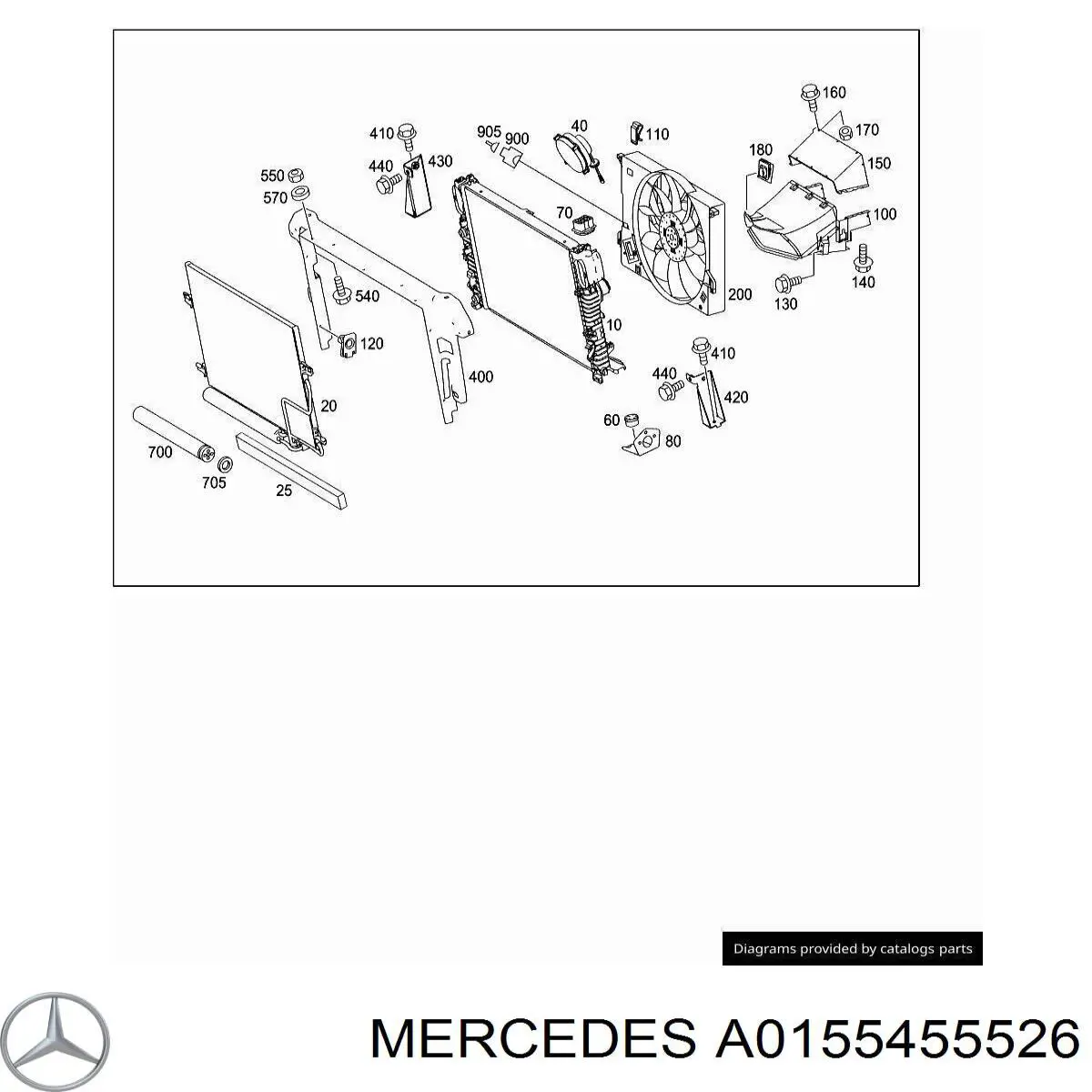 Купити A0155455526 Mercedes 