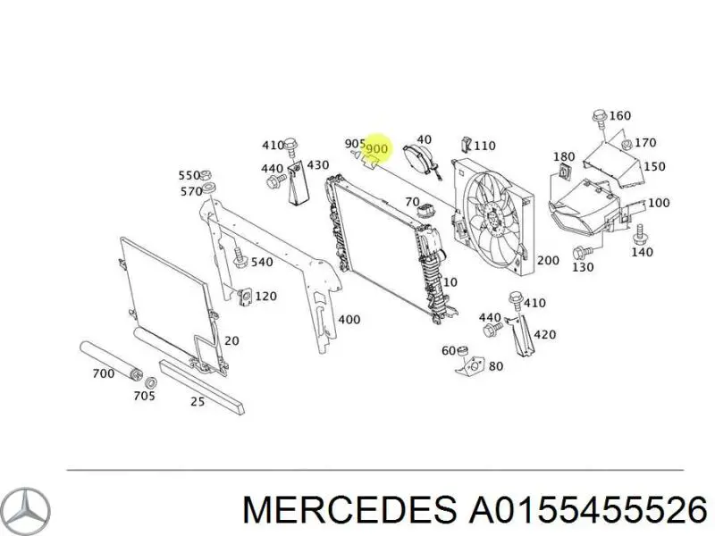 A0155455526 Mercedes 