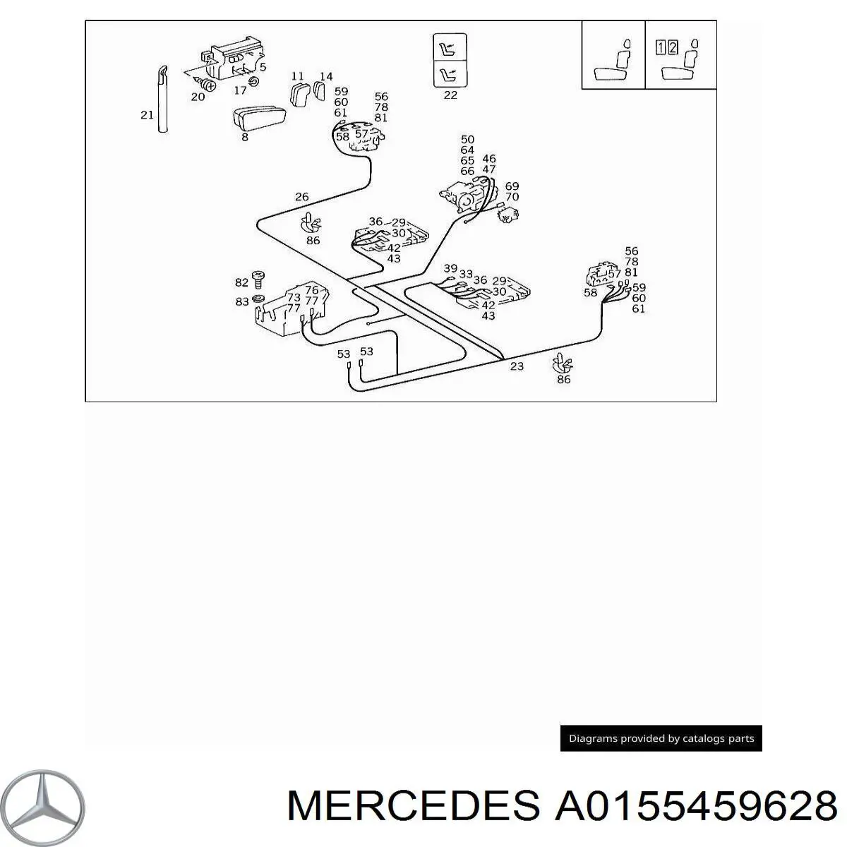 Купити A0155459628 Mercedes 