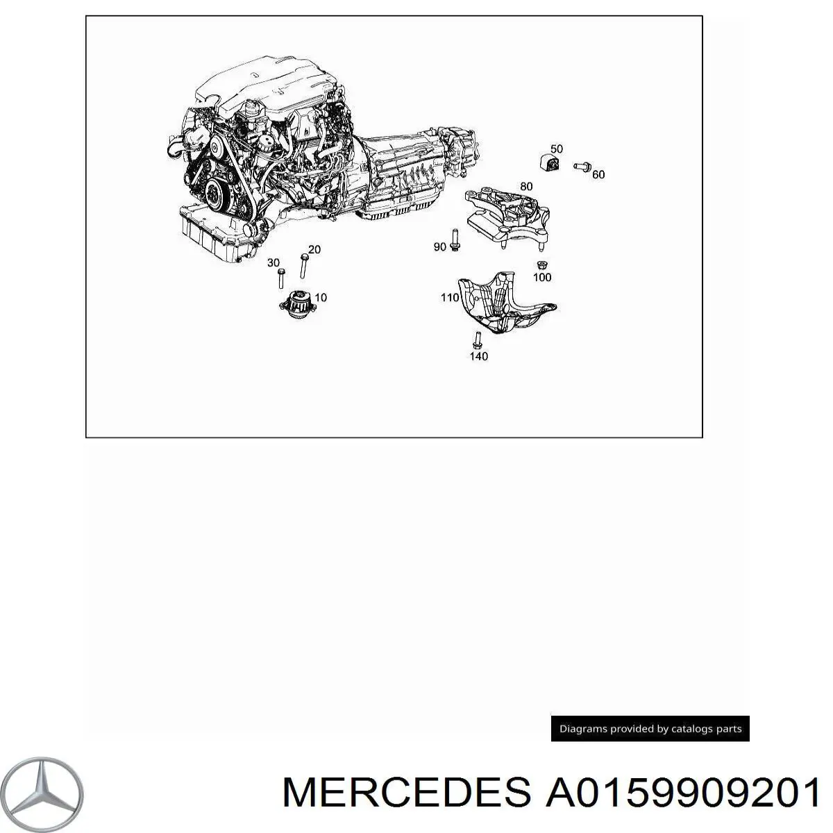 Купити A0159909201 Mercedes 