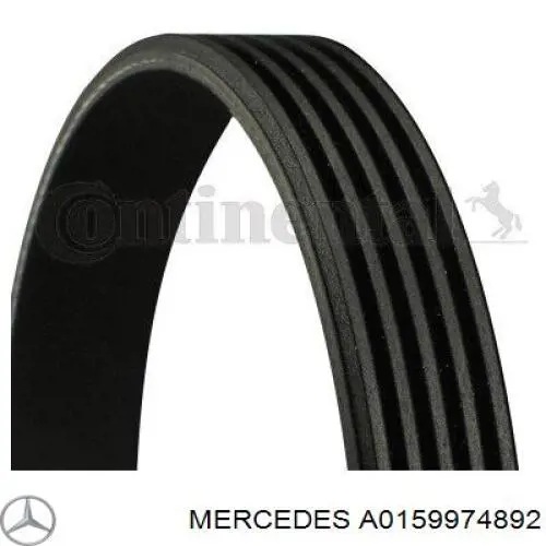 Ремінь приводний, агрегатів A0159974892 Mercedes