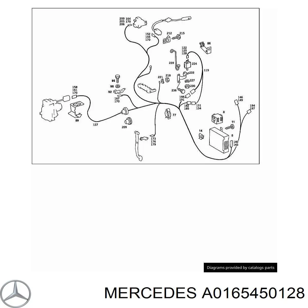  A0165450128 Mercedes