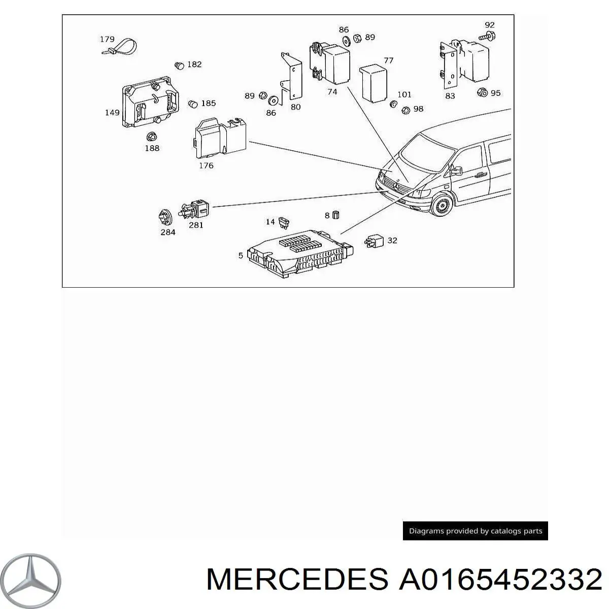  A0165452332 Mercedes