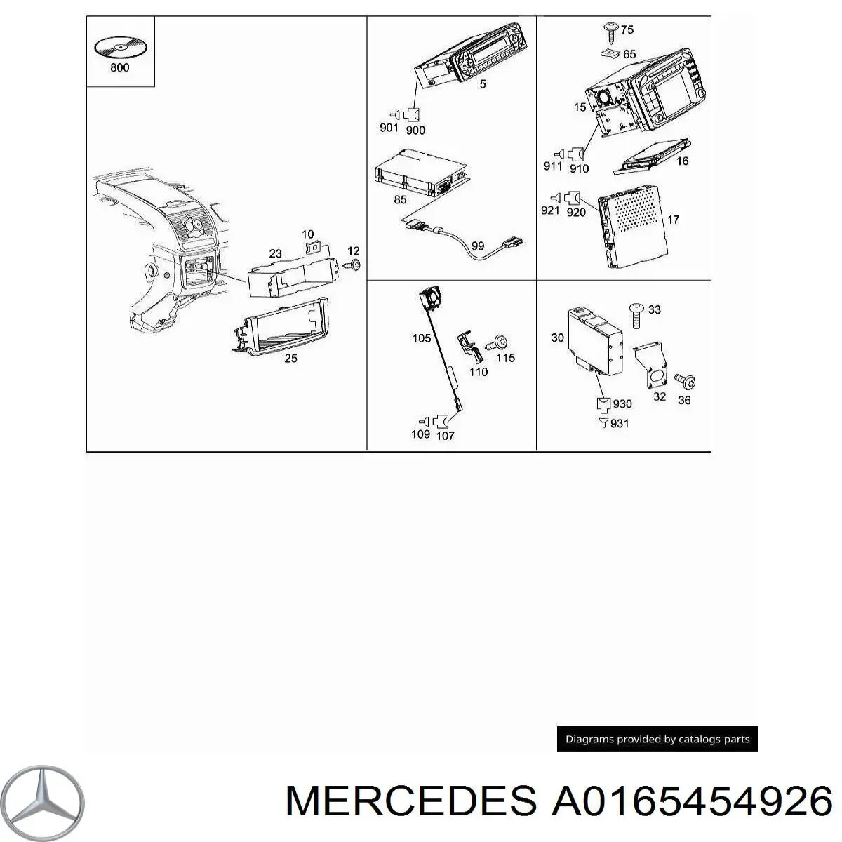  A0165454926 Mercedes