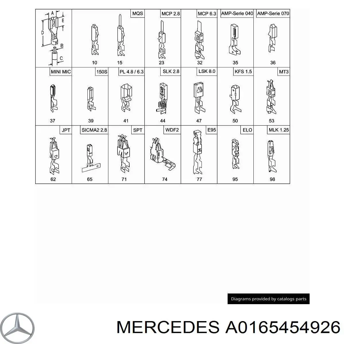 A0165454926 Mercedes 