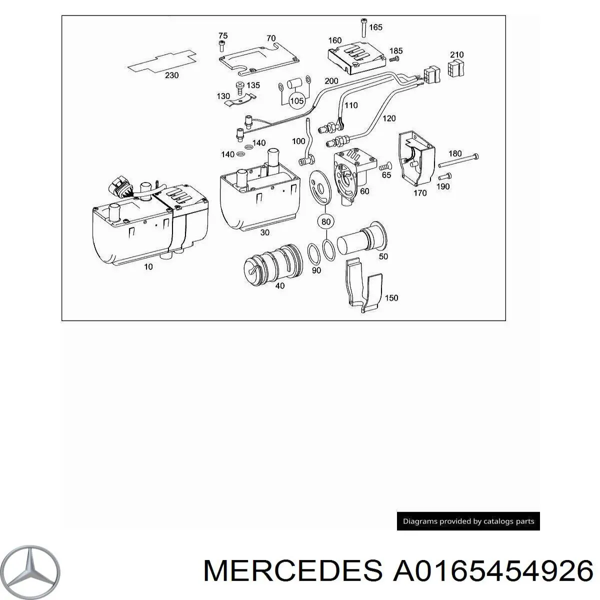 Купити A0165454926 Mercedes 