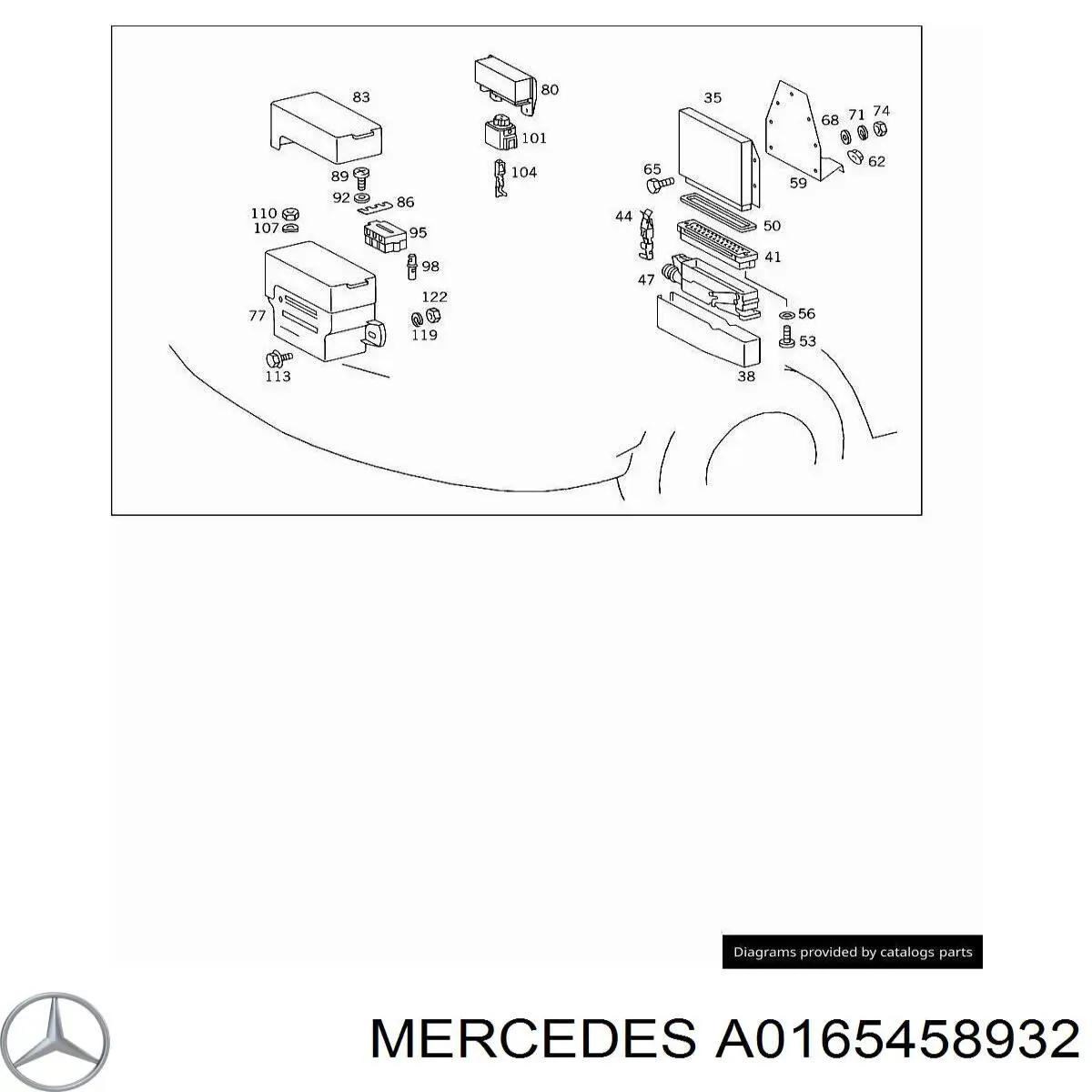 A0165458932 Mercedes Реле свічок накалу