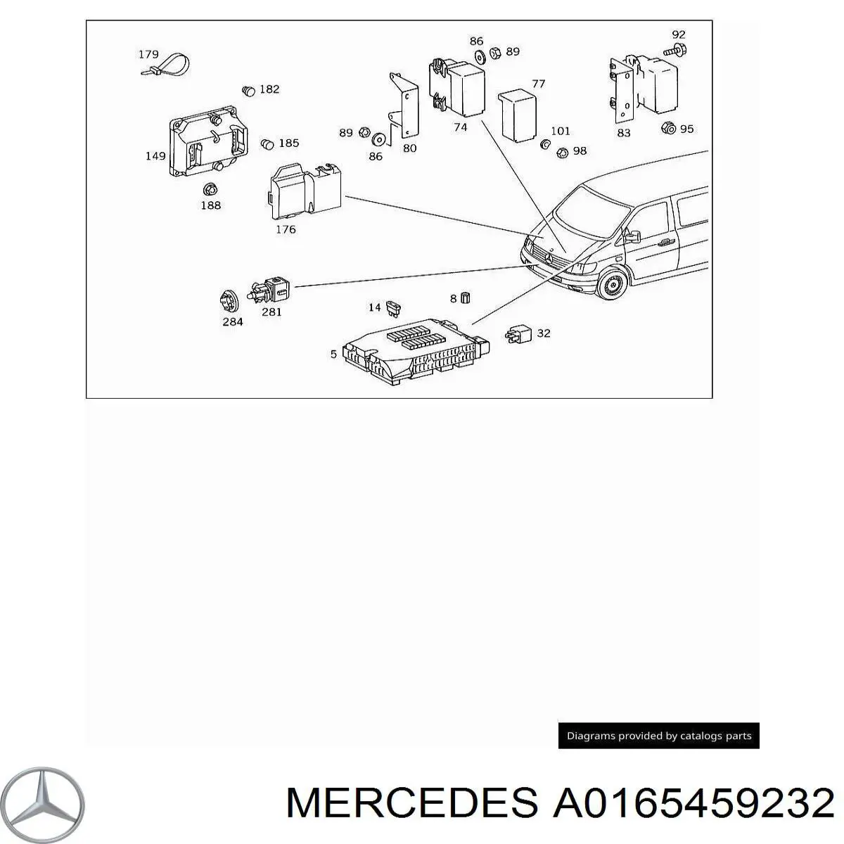  Mercedes A0165459232 ціна, від 8.44 USD