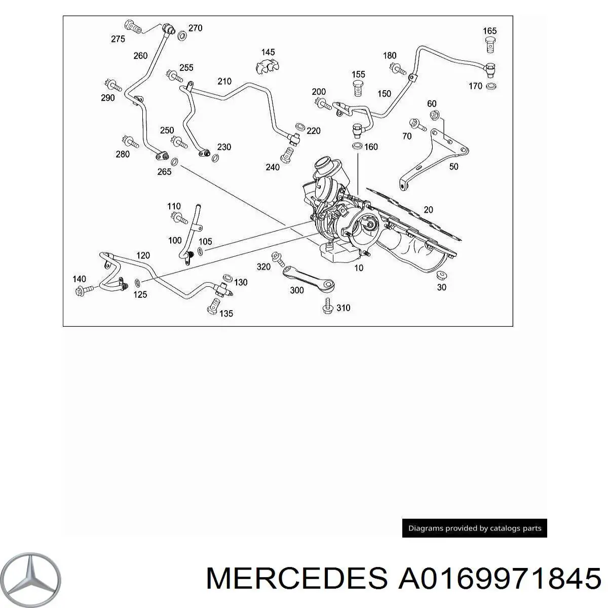 Купити A0169971845 Mercedes Кільце форсунки