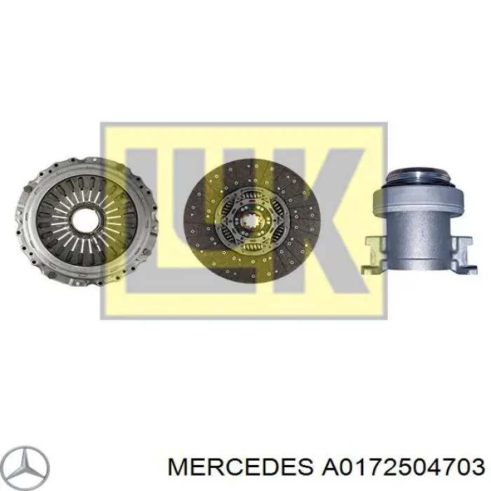 Диск зчеплення 132502103 Mercedes