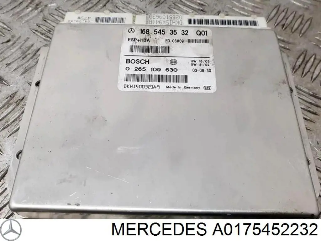 Купити A0175452232 Mercedes 