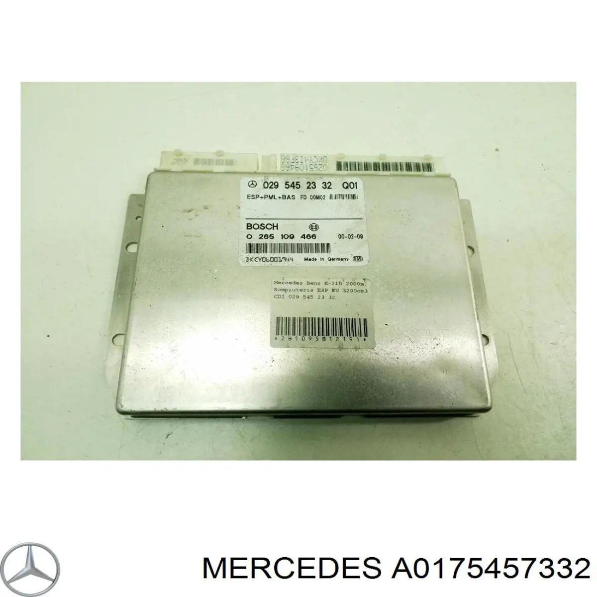 A0175457332 Mercedes модуль керування (ебу ASR)