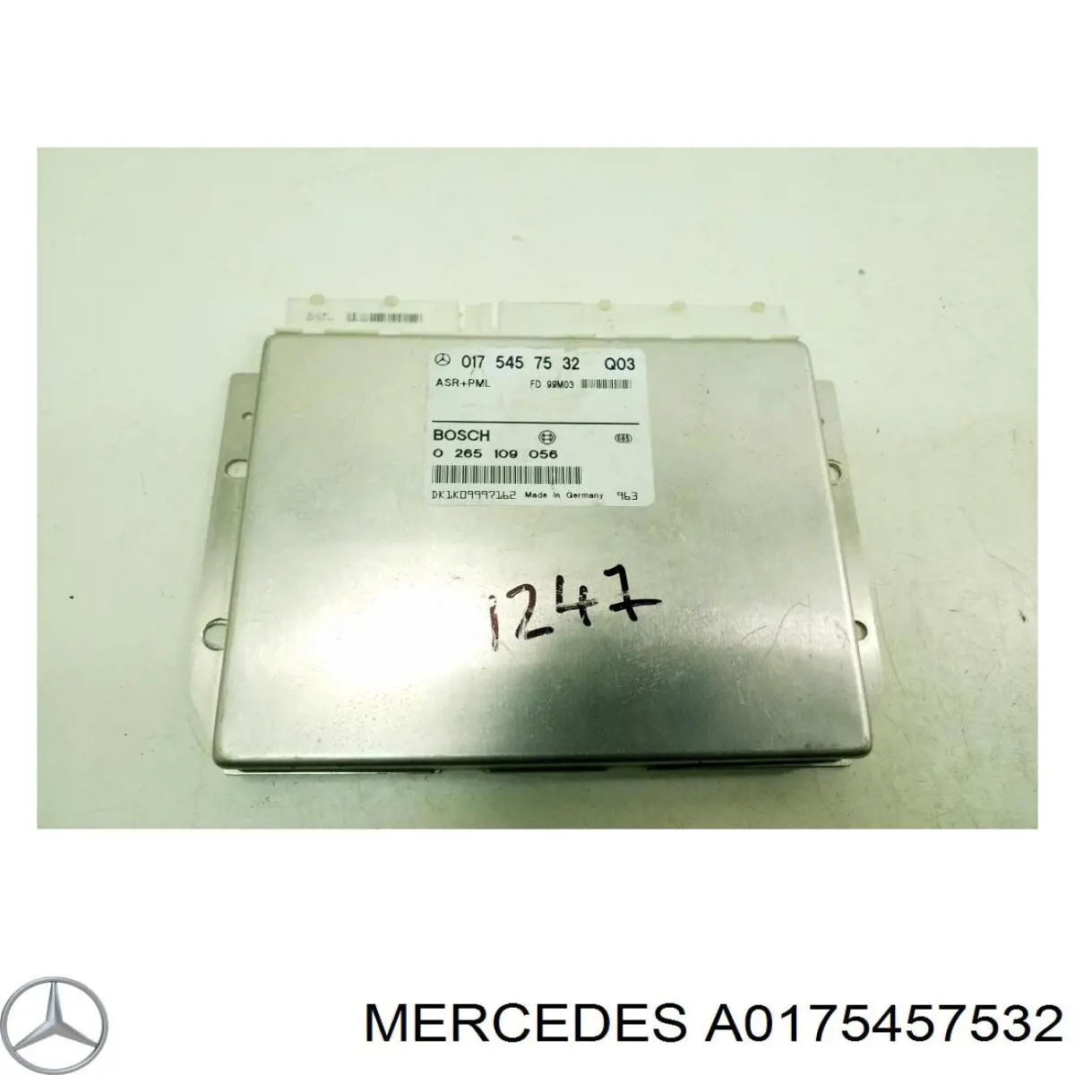 Модуль керування (ЕБУ) ASR A0175457532 Mercedes