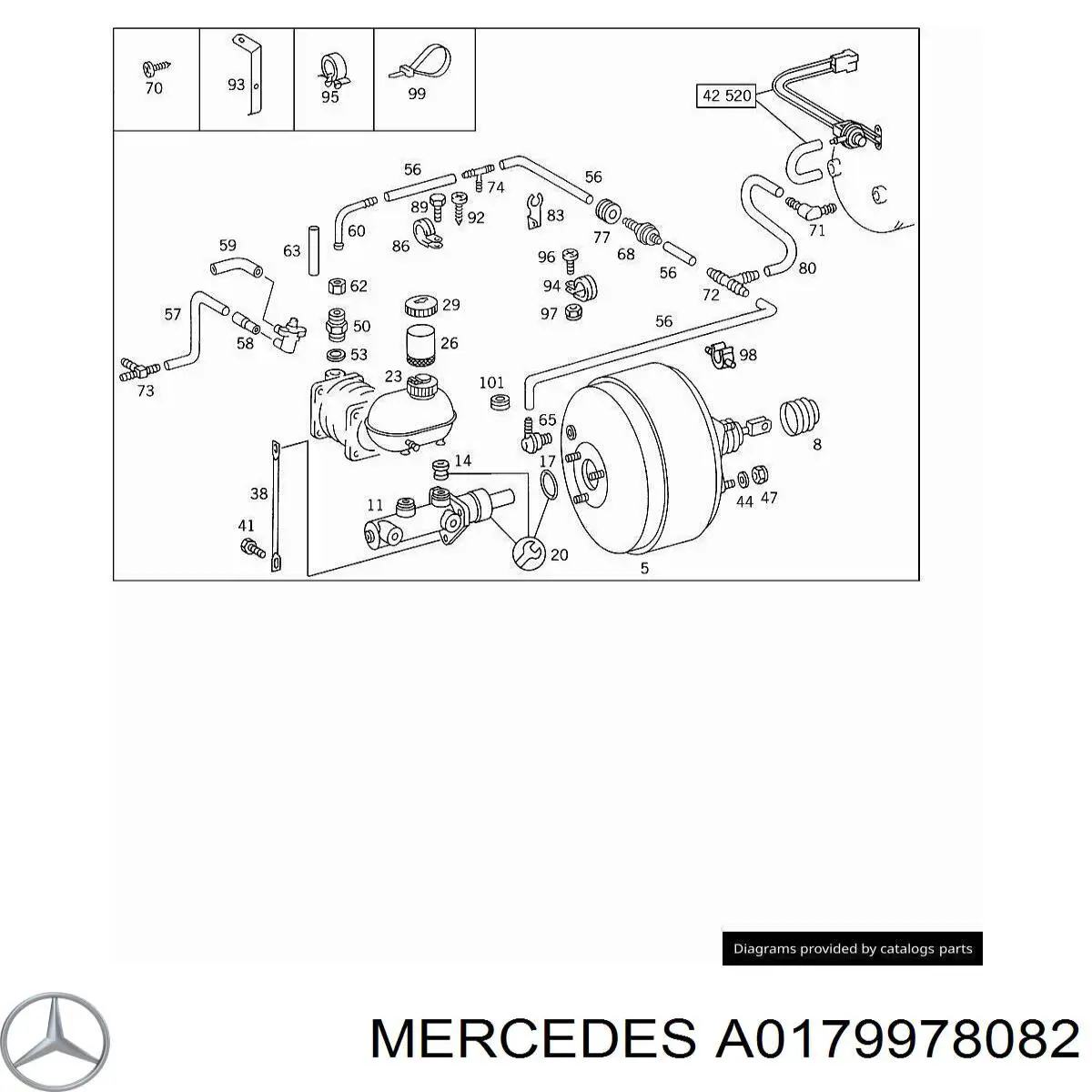 A0179978082 Mercedes 