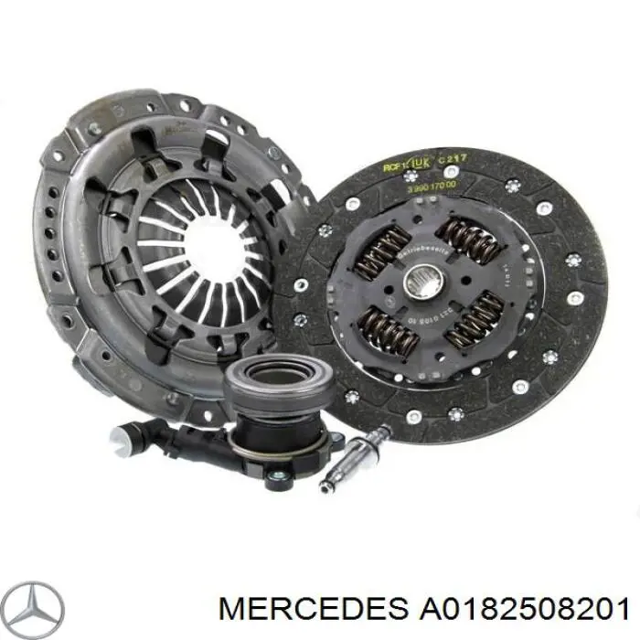 Купити A0182507801 Mercedes Комплект зчеплення (диск, корзина, підшипник)