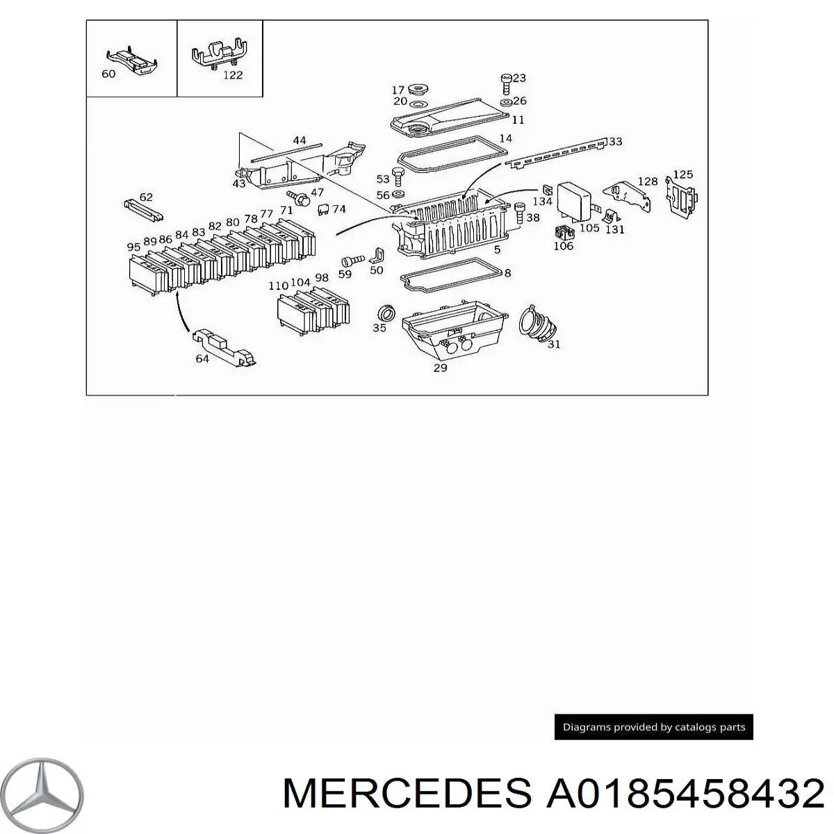 A0185458432 Mercedes 