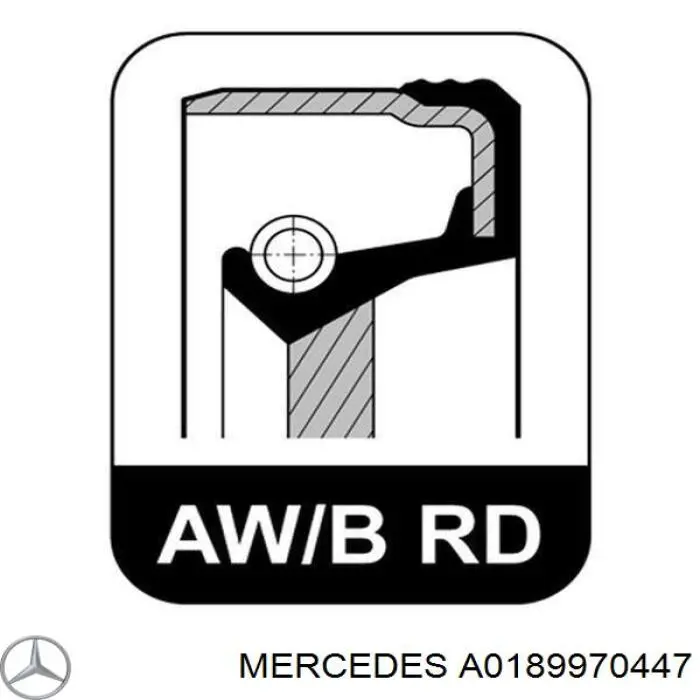 Сальник масляного насосу Mercedes A0109974747