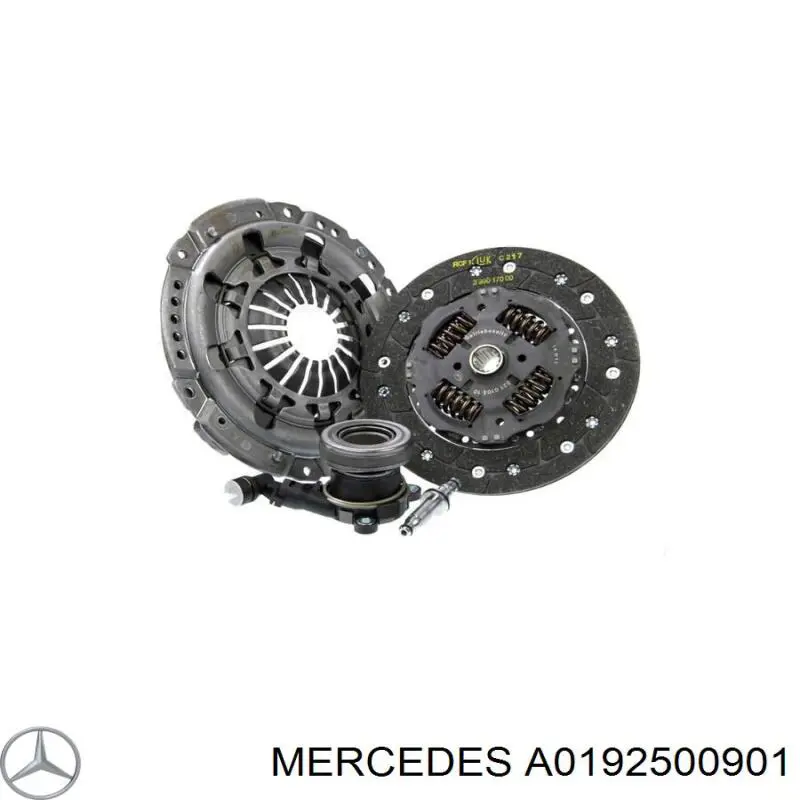 Комплект зчеплення (3 частини) Mercedes A0182507201 ціна, від 261.65 USD