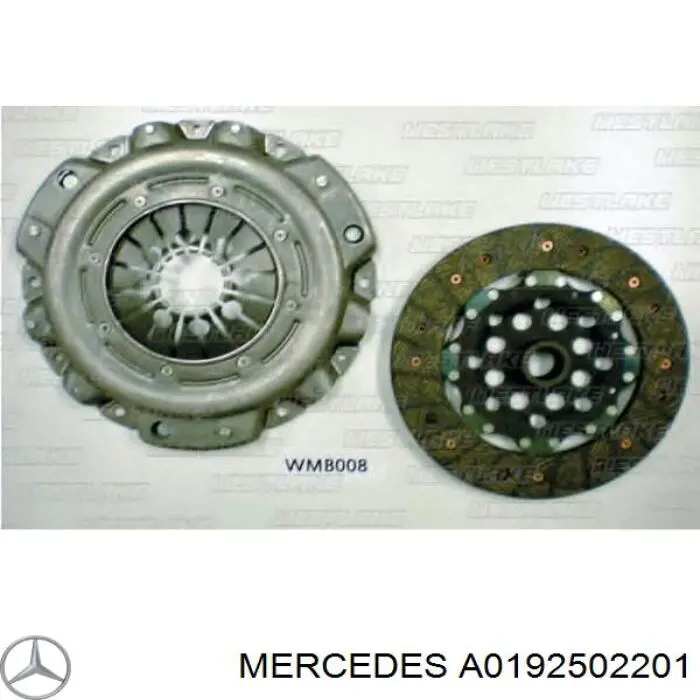 Комплект зчеплення (3 частини) Mercedes A0192502201 ціна, від 226.32 USD