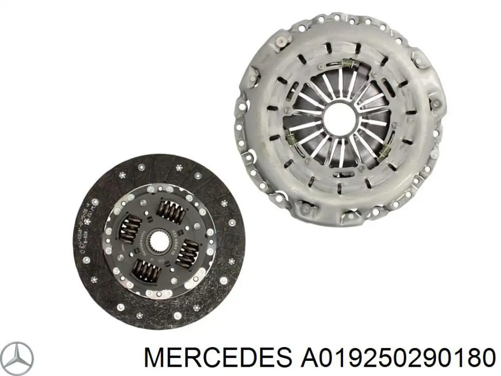 Купити A019250290180 Mercedes Комплект зчеплення (диск, корзина, підшипник)