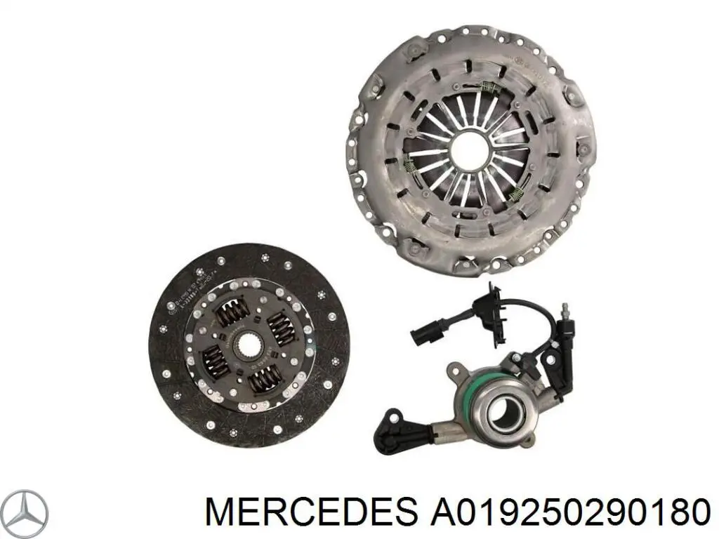 A019250290180 Mercedes комплект зчеплення (3 частини)
