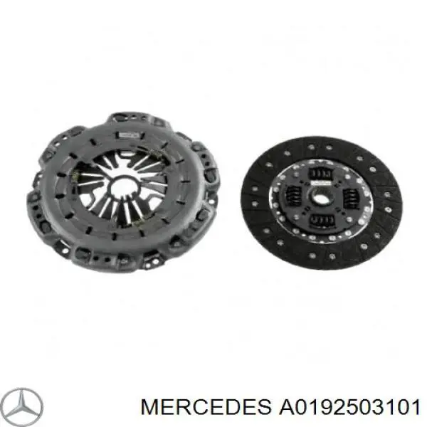 Комплект зчеплення (3 частини) Mercedes A0192503101 ціна, від 586.73 USD