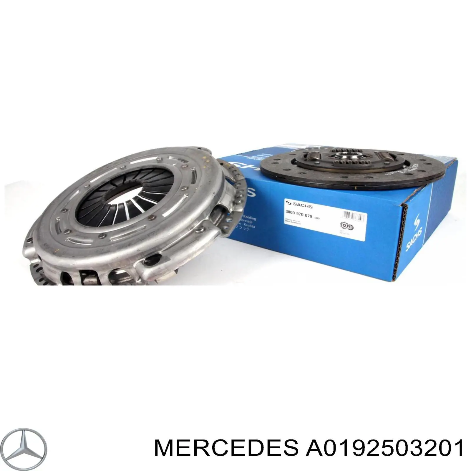 A0192503201 Mercedes комплект зчеплення (3 частини)