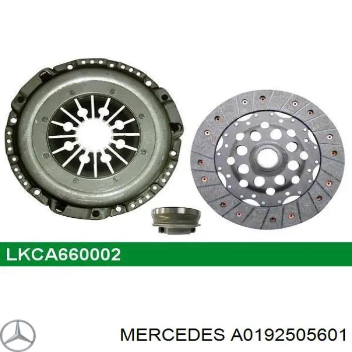 Комплект зчеплення (3 частини) Mercedes A0192505601 ціна, від 137.85 USD