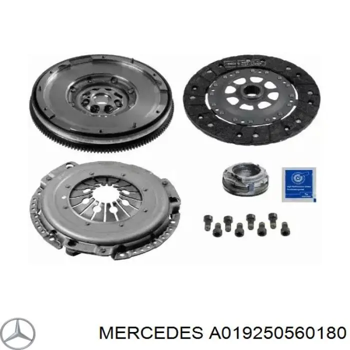Комплект зчеплення (3 частини) Mercedes A019250560180 ціна, від 121.39 USD