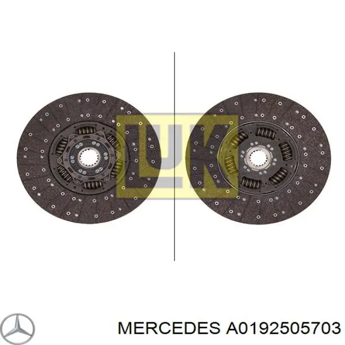 A0192505703 Mercedes Диск зчеплення