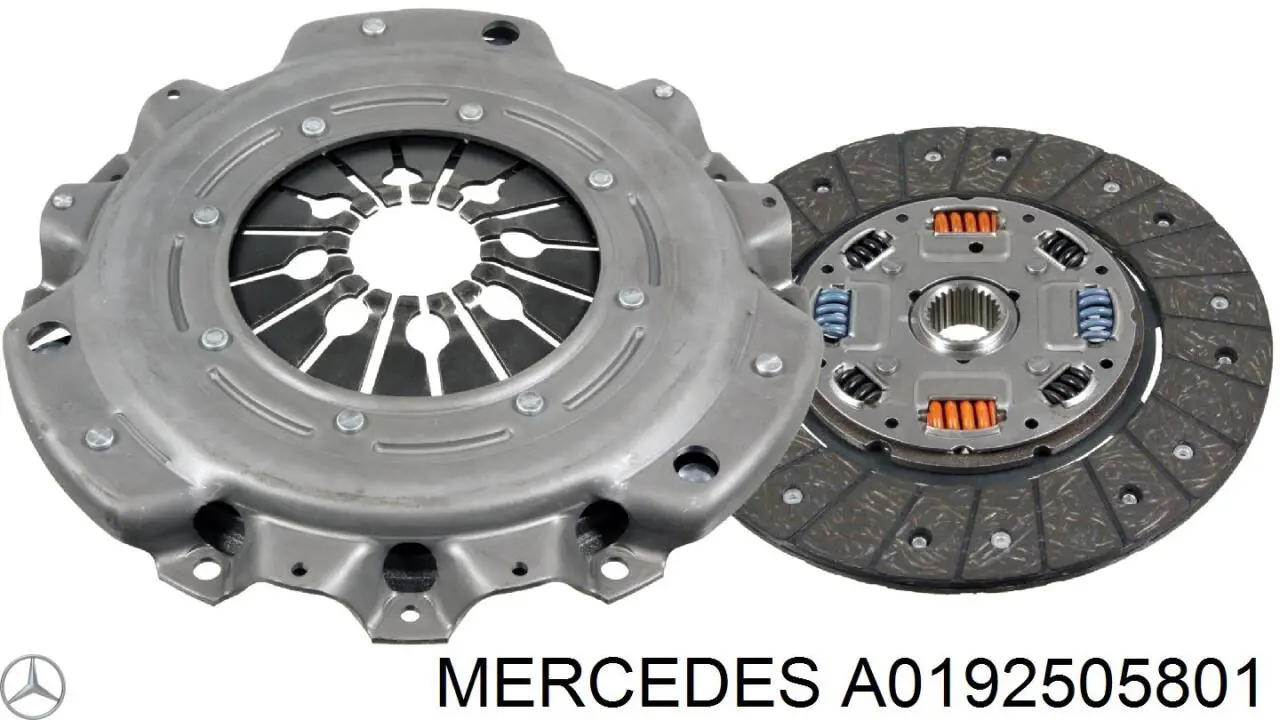 A0192505801 Mercedes комплект зчеплення (3 частини)