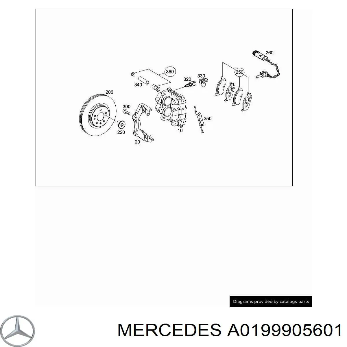  Mercedes A0199905601 ціна, від 7.72 USD