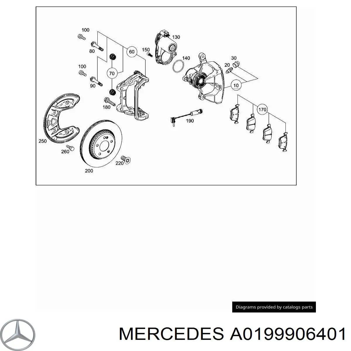  Mercedes A0199906401 ціна, від 3.66 USD