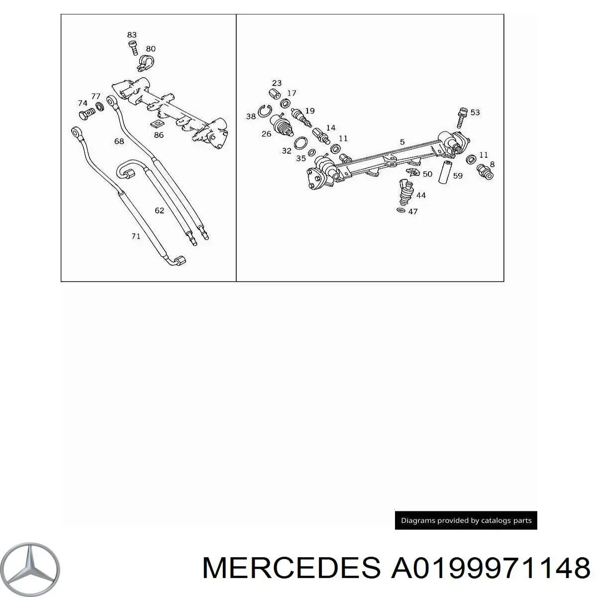 Купити A0199971148 Mercedes 