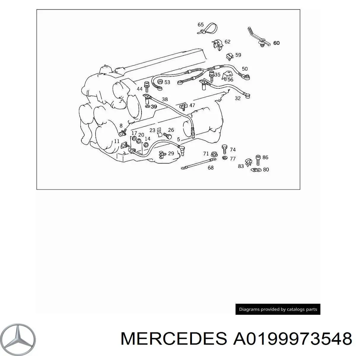 A0199973548 Mercedes 