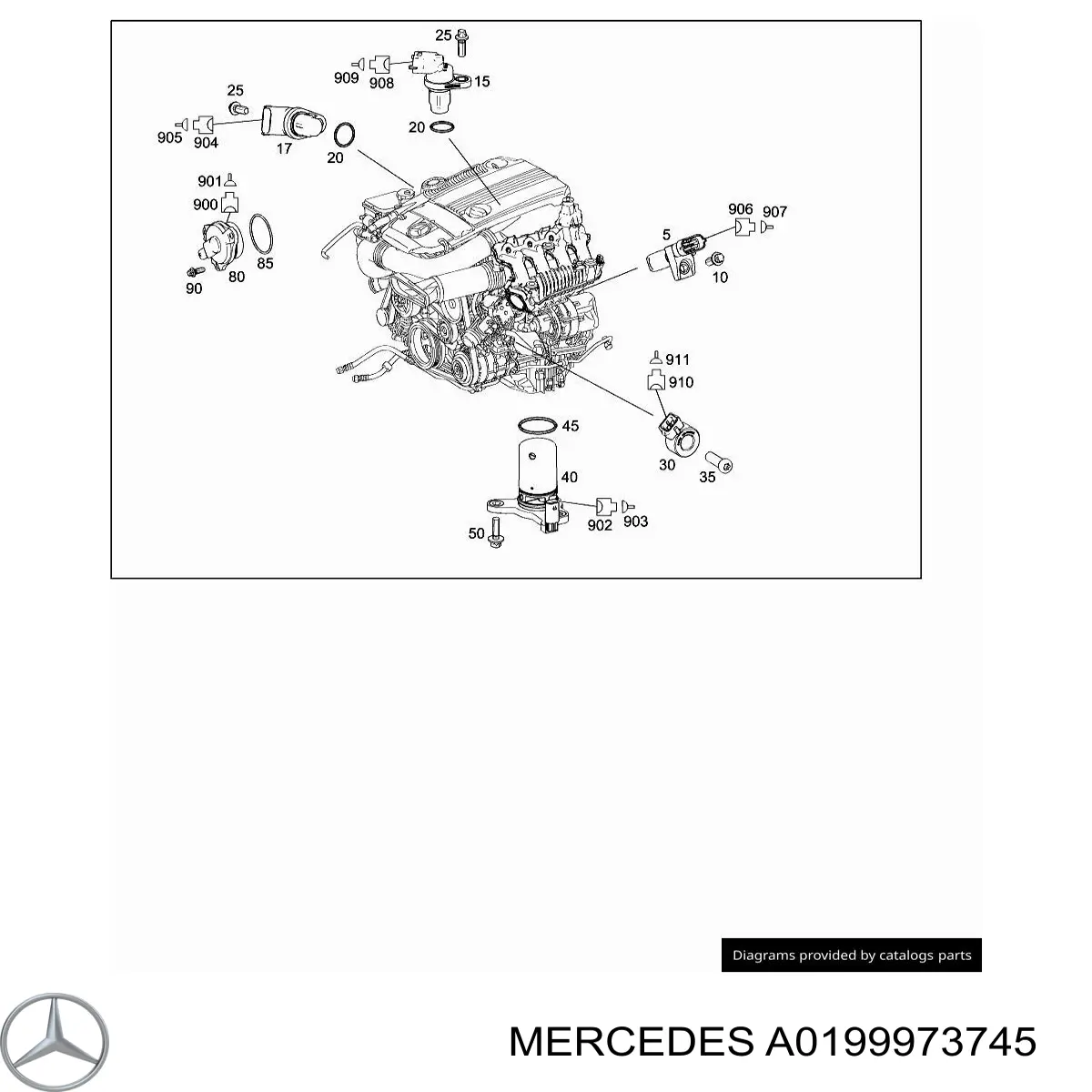 Ущільнююче кільце фазорегулятора (магніту) Mercedes A0199973745 ціна, від 2.88 USD