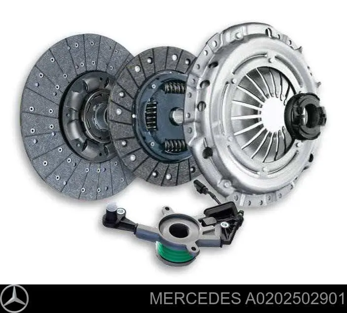 A0202502901 Mercedes комплект зчеплення (3 частини)