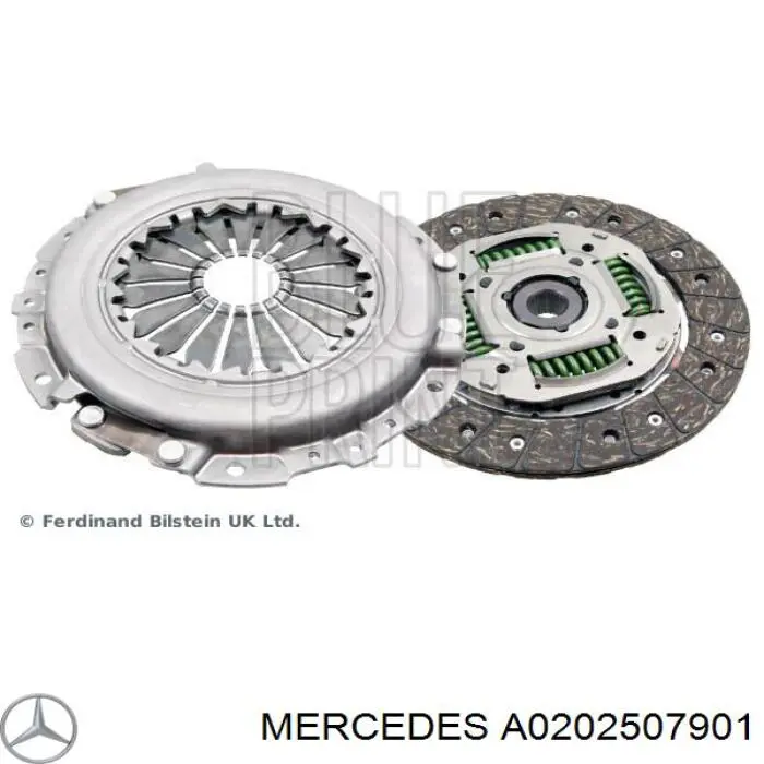 Комплект зчеплення (3 частини) A0202507901 Mercedes