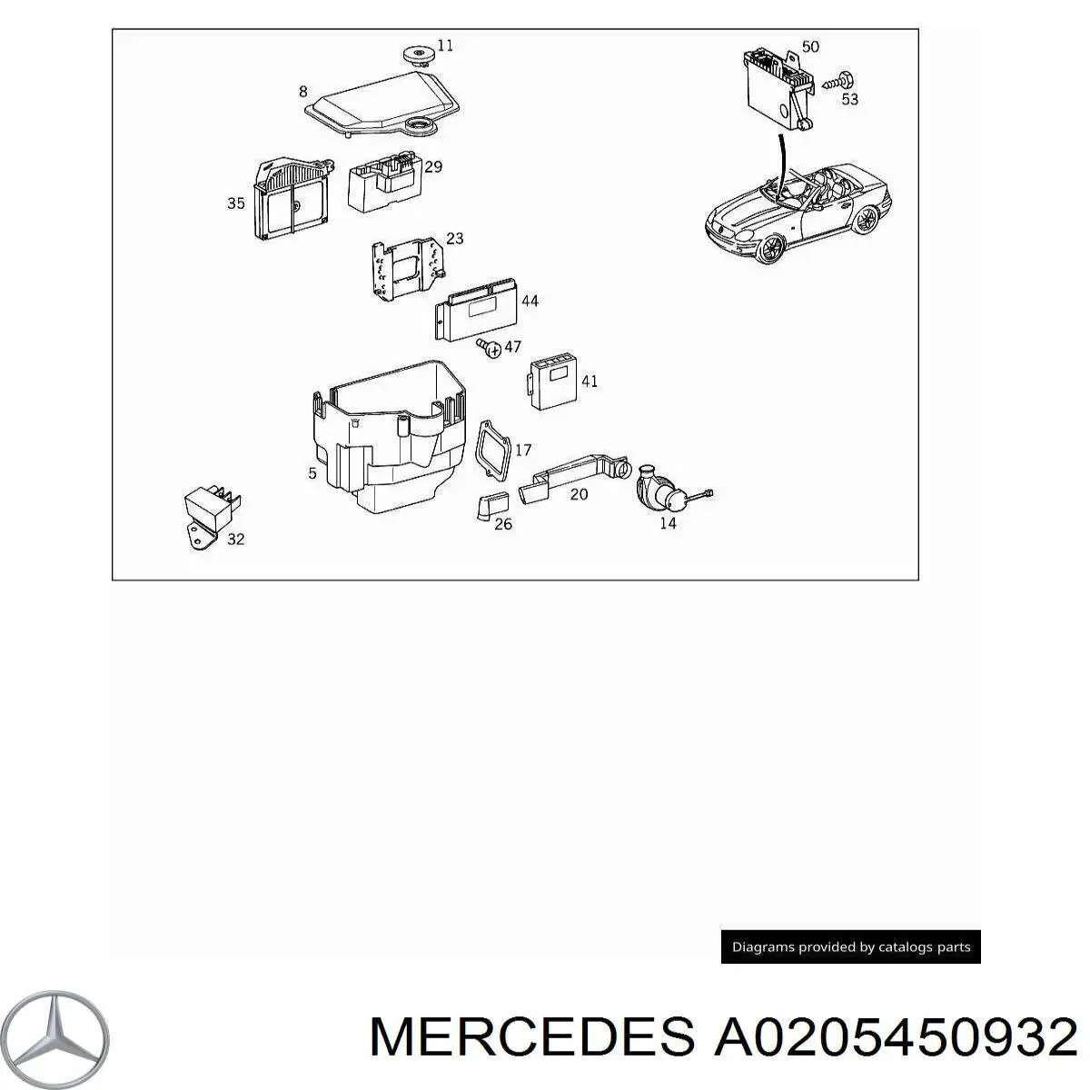 A0235452232 Mercedes Блок електронного управління