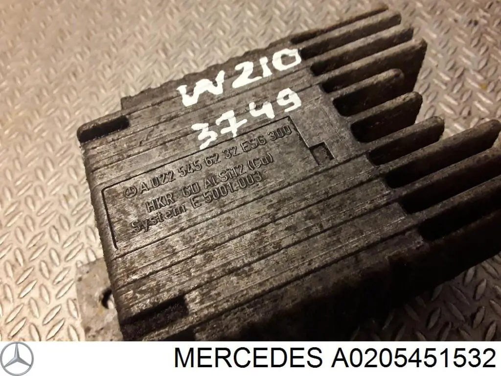 A0205451532 Mercedes регулятор оборотів вентилятора
