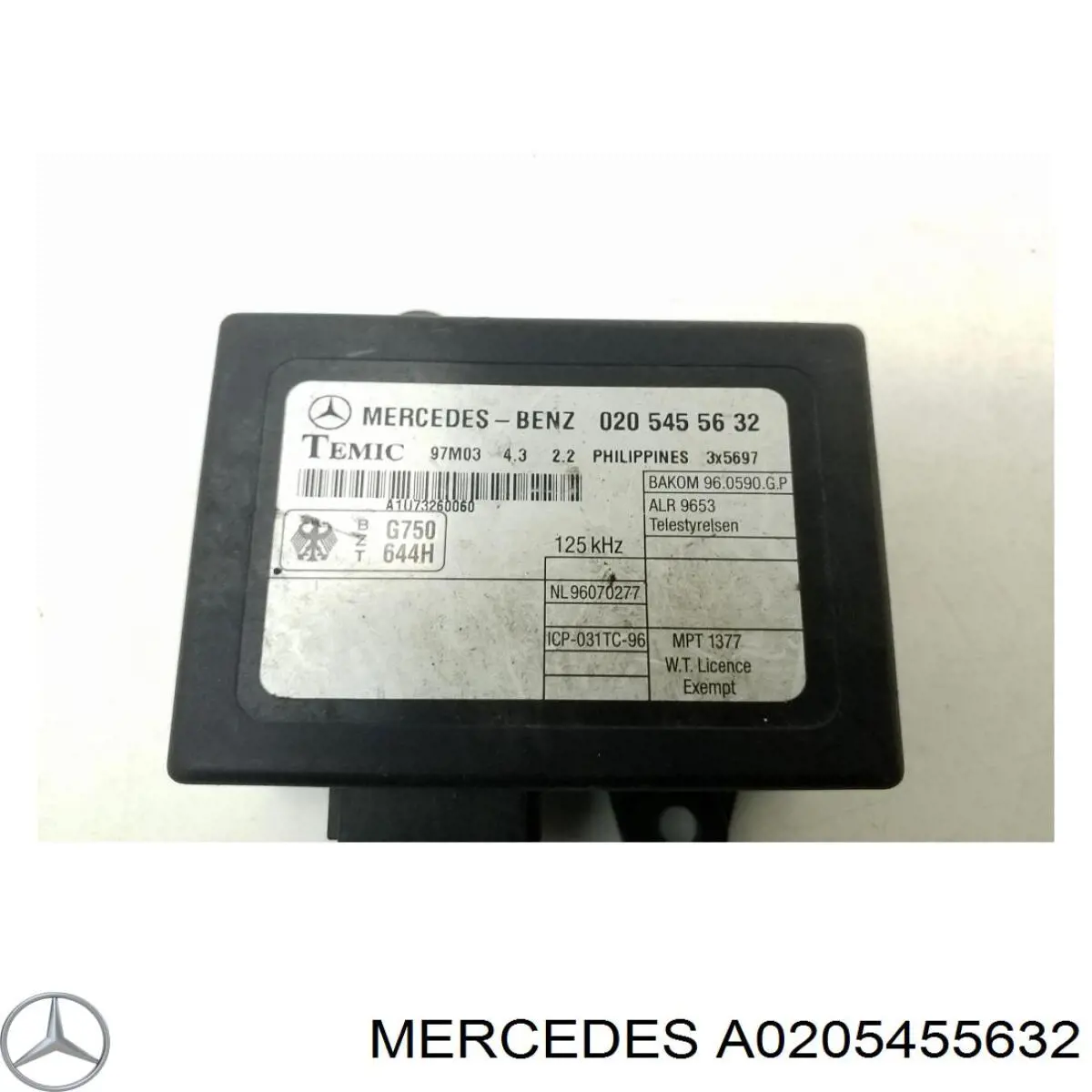 Модуль управління іммобілайзера (ЕБУ) Mercedes A0205455632 ціна, від 8.35 USD
