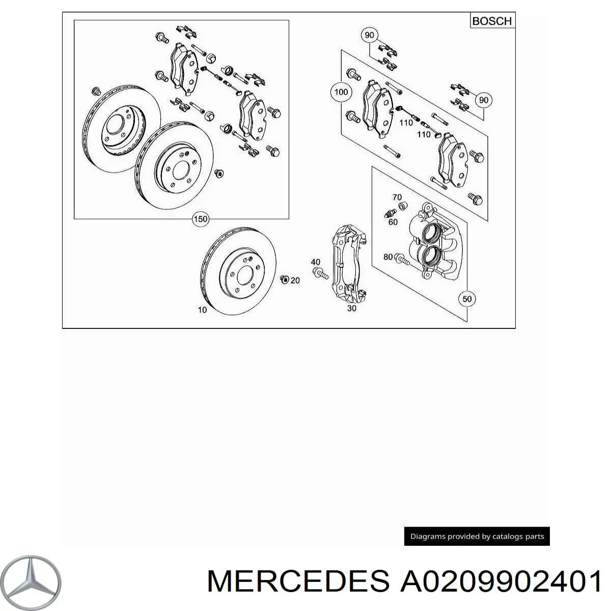 A0209902401 Mercedes 
