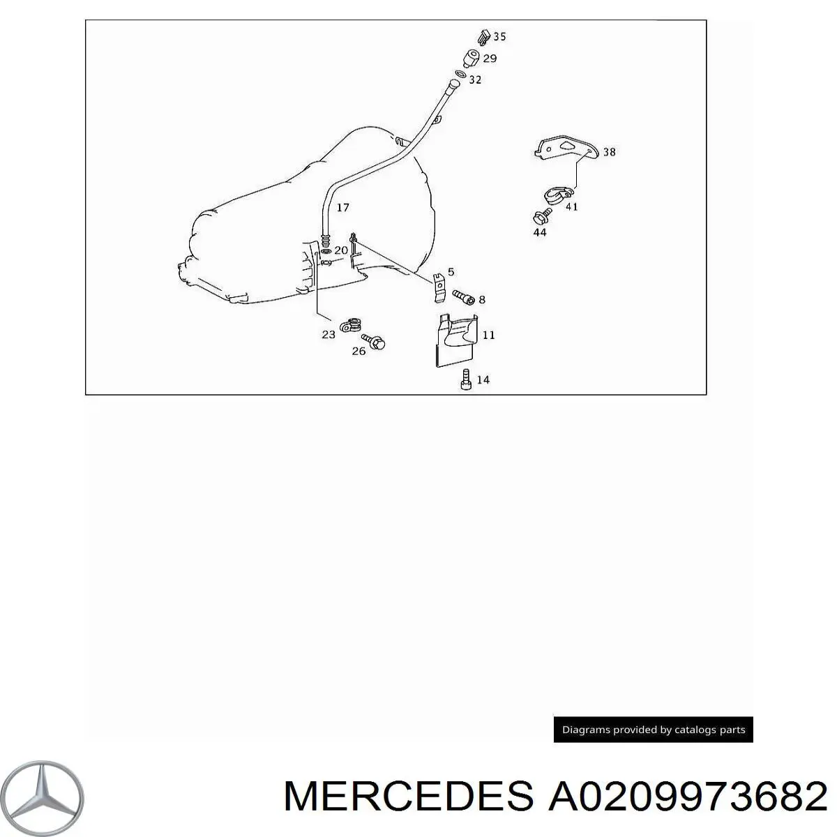 A0209973682 Mercedes 