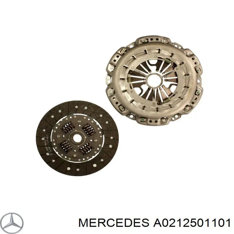 Комплект зчеплення (3 частини) Mercedes A0212501101 ціна, від 201.76 USD