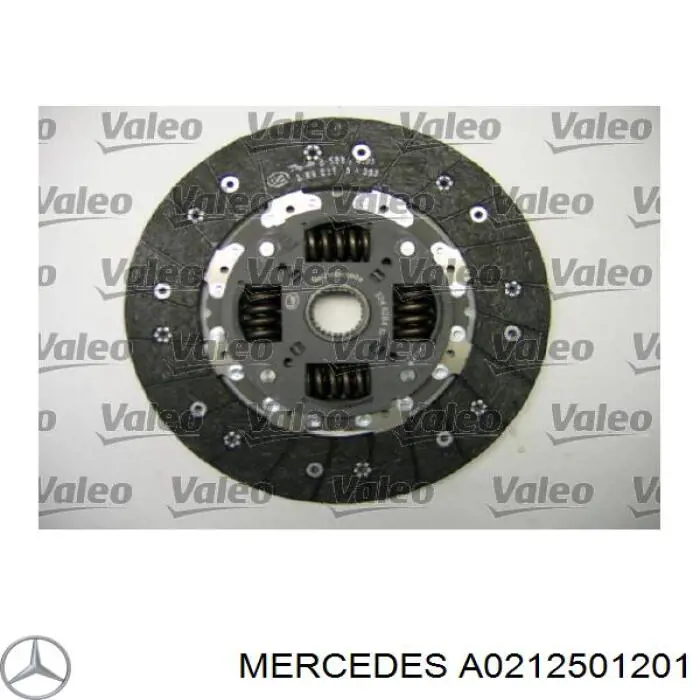 Купити A0212501201 Mercedes Комплект зчеплення (диск, корзина, підшипник)