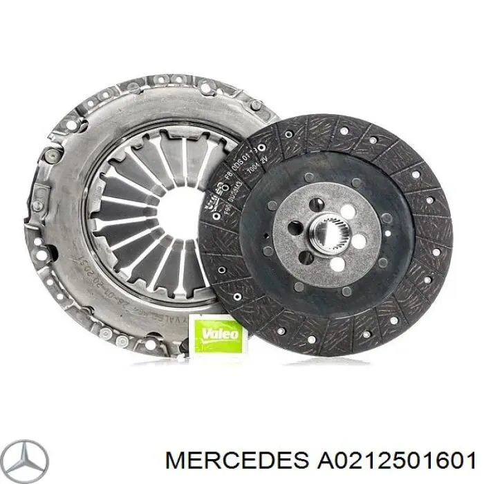 Купити A0212501601 Mercedes Комплект зчеплення (диск, корзина, підшипник)