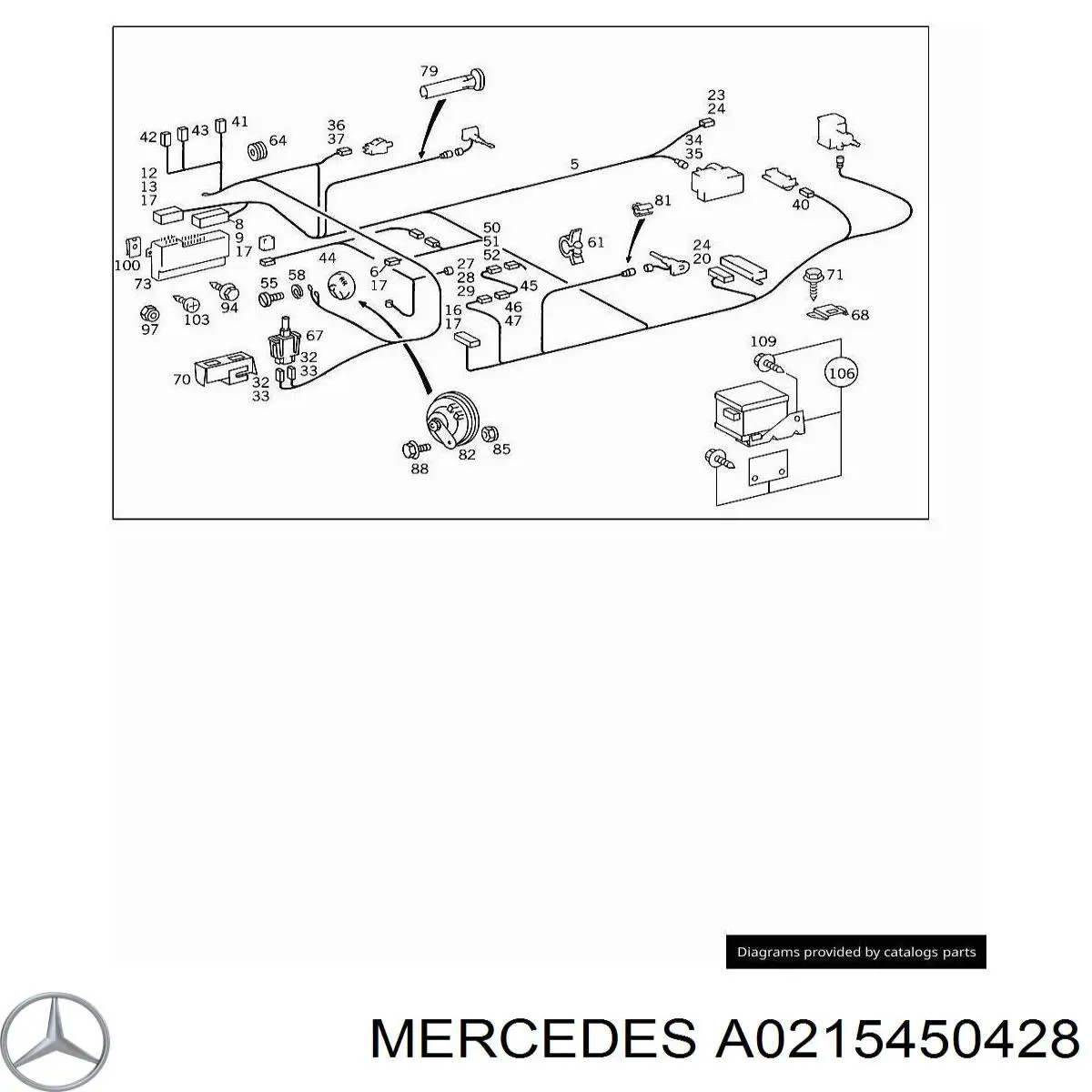  Mercedes A0215450428 ціна, від 28.06 USD