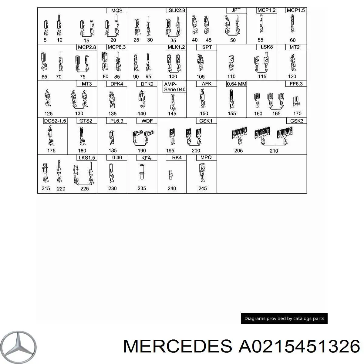 Купити A0215451326 Mercedes 